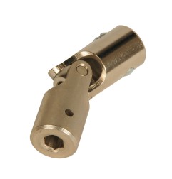 Cardan acier Ø 16 mm : Rond 12 mm / Hexagonal 6 mm