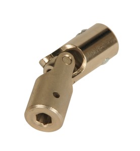 Cardan acier Ø 16 mm : Rond 12 mm / Hexagonal 6 mm