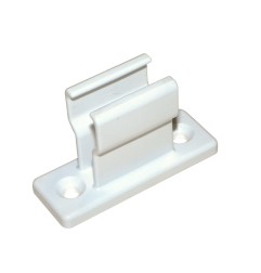 Manivelle Ø12 mm acier laqué blanc  Lg 1,20 m