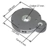 Treuil volet roulant ZFC270B gauche E:Crabot ZF 27 mm