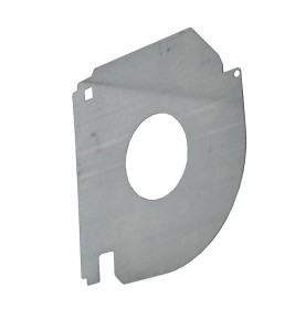 Plaque de guidage 165 mm pour joue ZF - Trou 60 mm