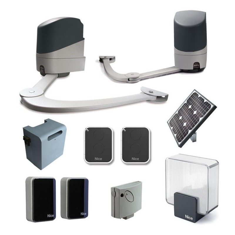 NICE POPKIT 7124 avec 2 ON2E et kit solaire Solemyo