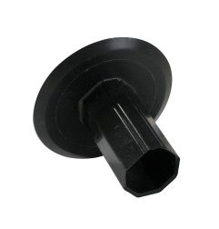Flasque Ø122 mm pour tube octogonal 40 mm