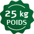 Puissance / Poids soulevé: 13 Nm - 25 Kg
