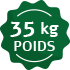 Puissance / Poids soulevé: 20 Nm - 35 Kg